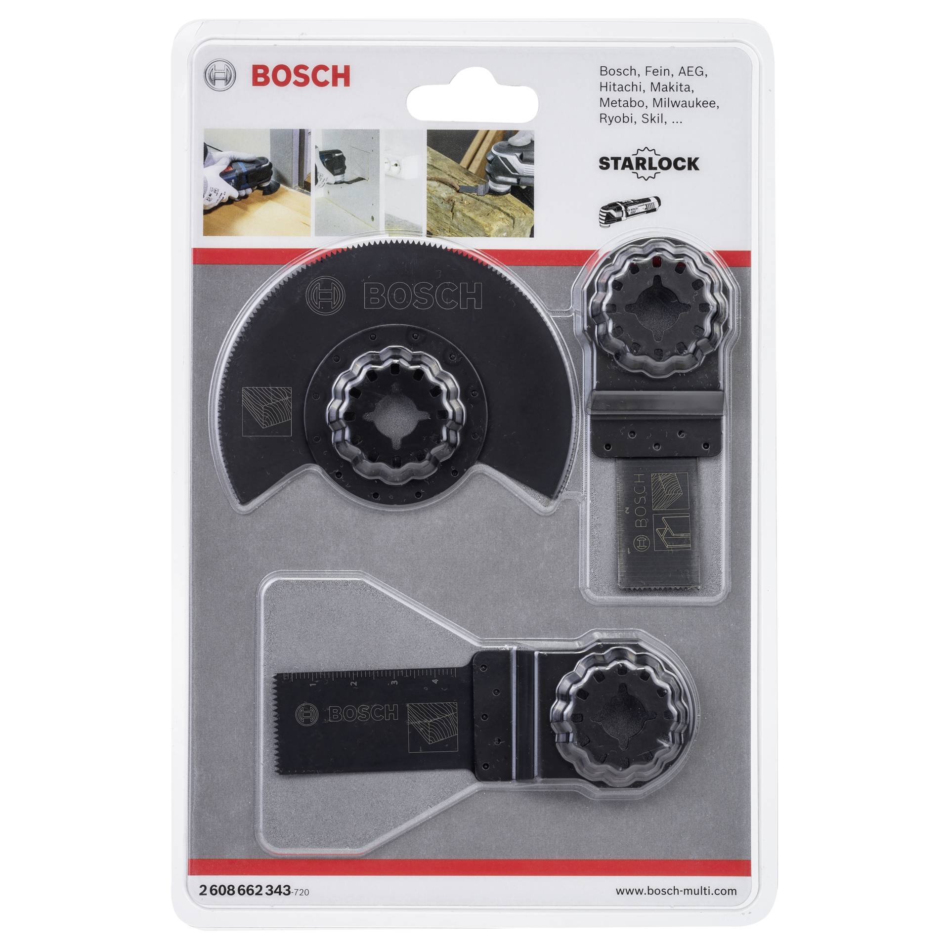 Bosch GOP Basis-Holz-Set 3-tlg. Starlock