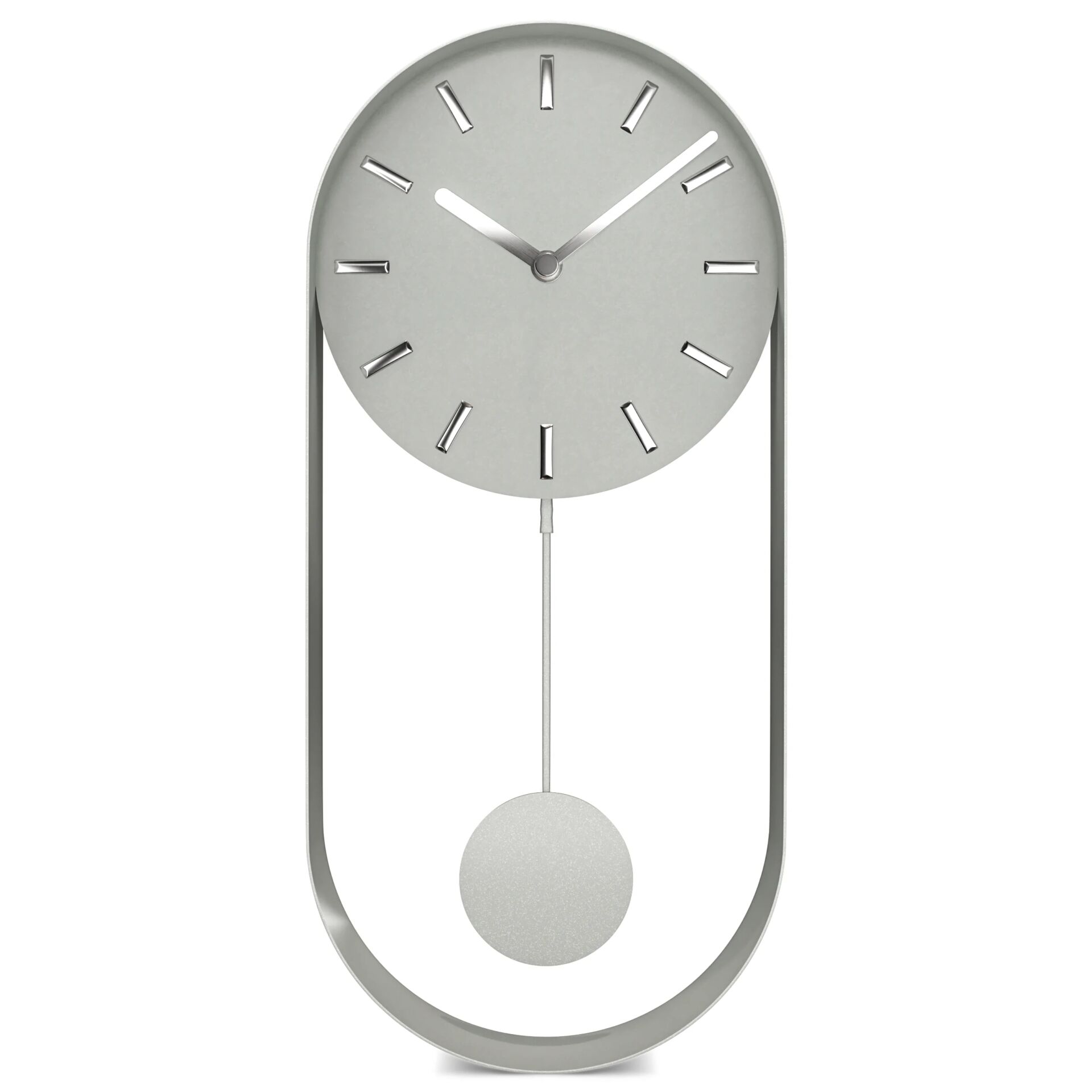 Mebus 12912                 grau Quarz-Pendeluhr