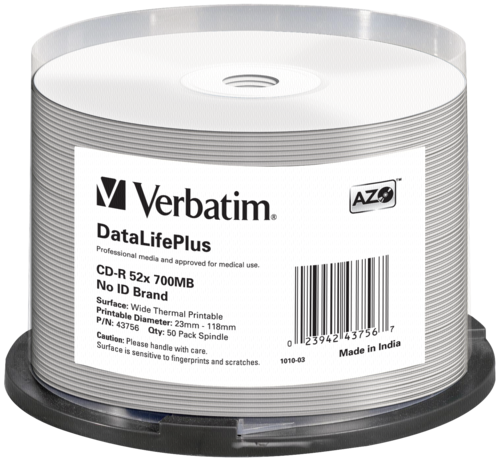 1x50 Verbatim CD-R 80 / 700MB