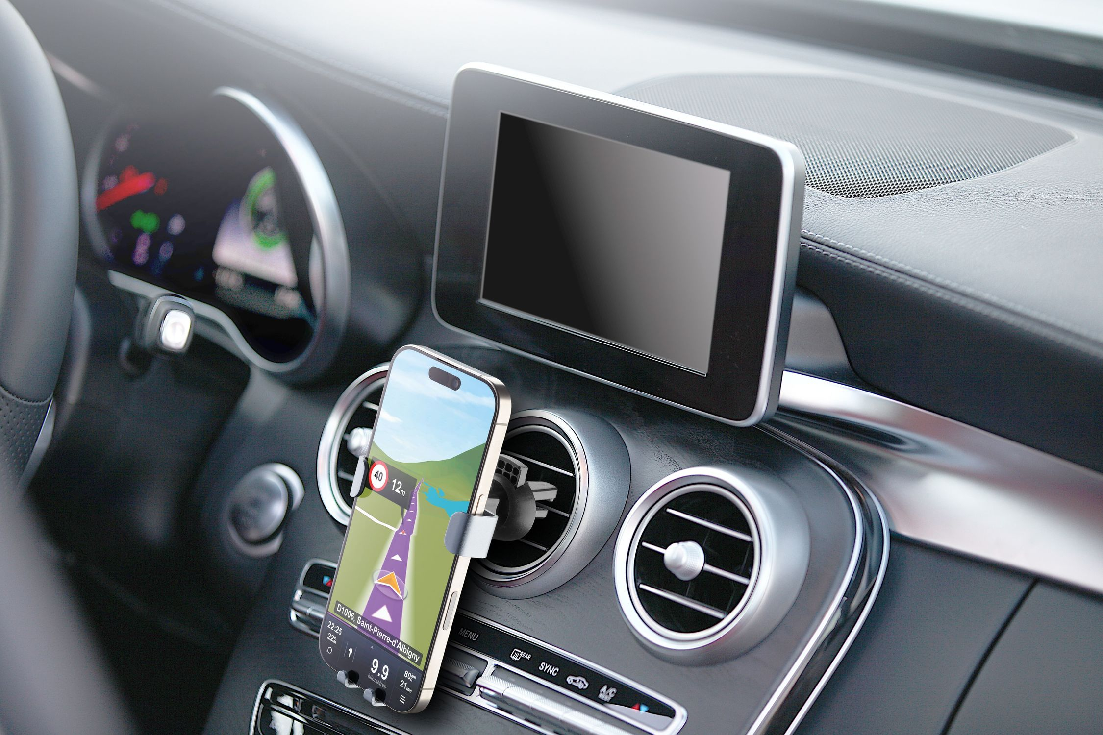 Cellularline Slide - Universal In Car Holder BLACK