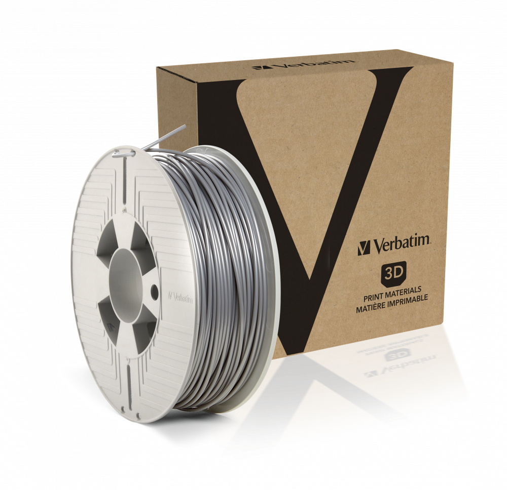 Verbatim 55329 3D-Druckmaterial Polyacticsäure (PLA) Silber 1 kg
