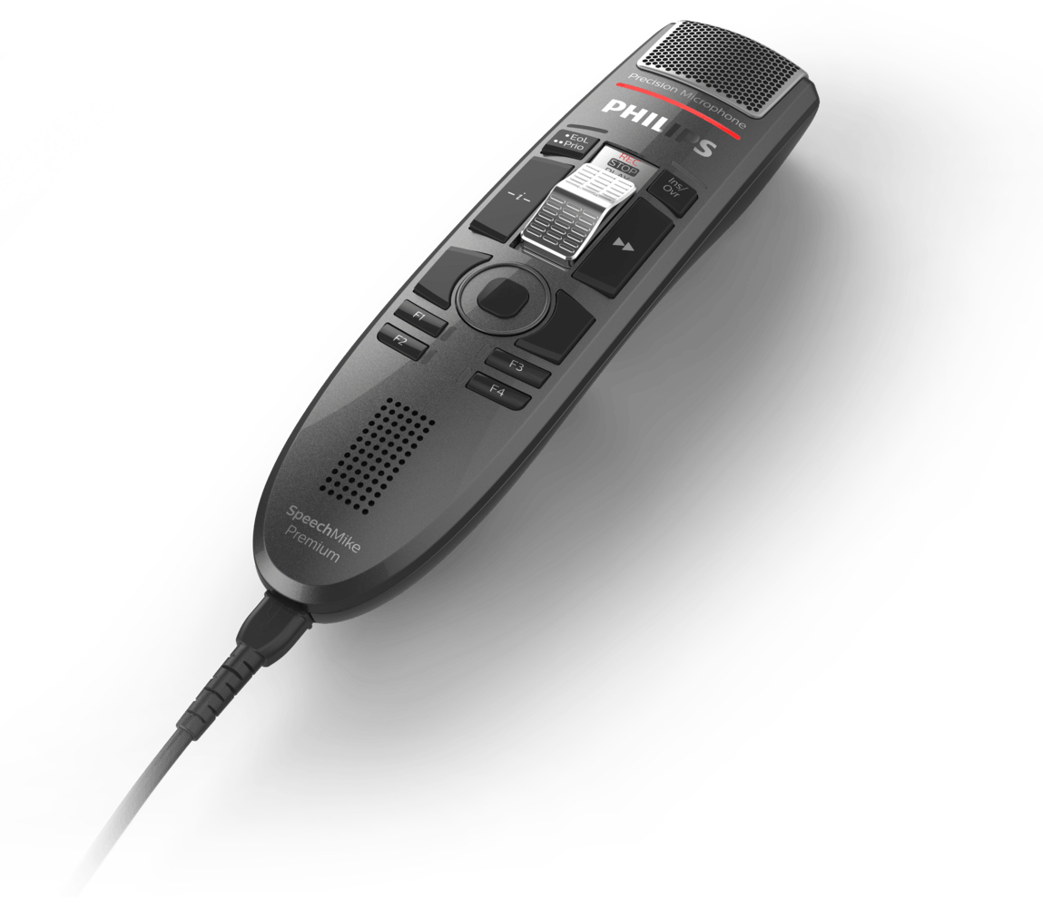 Philips SpeechMike Premium Touch Grau, Metallisch