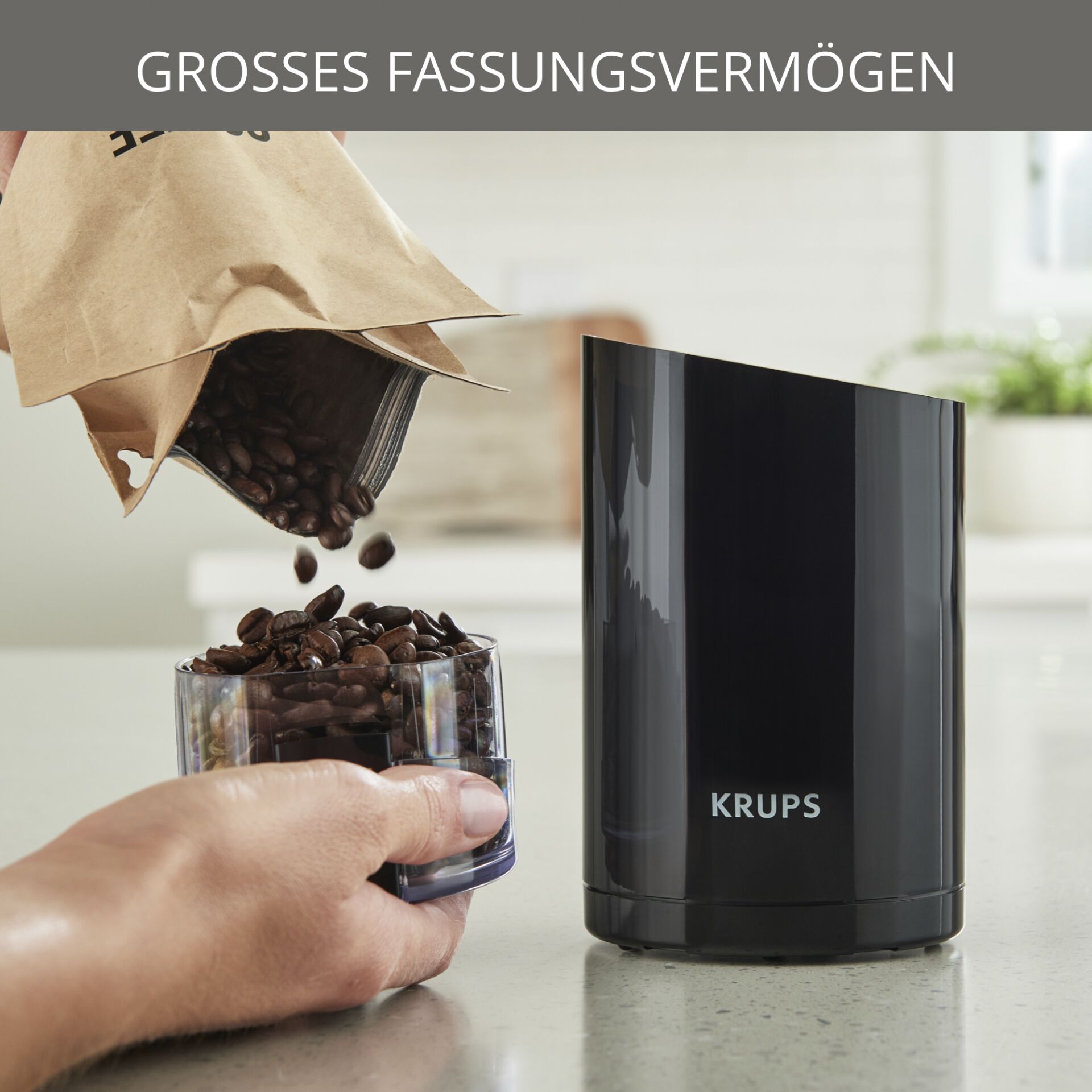 Krups F 203-42           schwarz Kaffeemühle