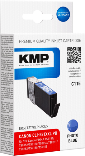 "KMP C115 Tintenpatrone blue"