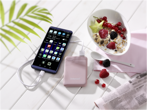 Intenso Powerbank XS5000 rosé 5000 mAh inkl. USB-A to Type-C