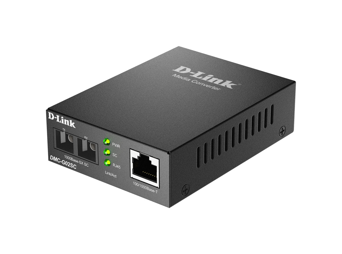 D-Link DMC-G02SC/E Gigabit Ethernet Konverter