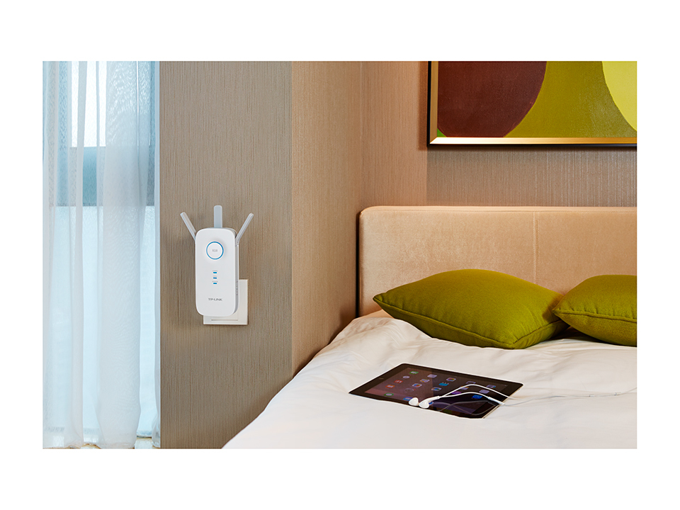 TP-LINK RE450 Netzwerk-Repeater 10,100,1000 Mbit/s Weiß