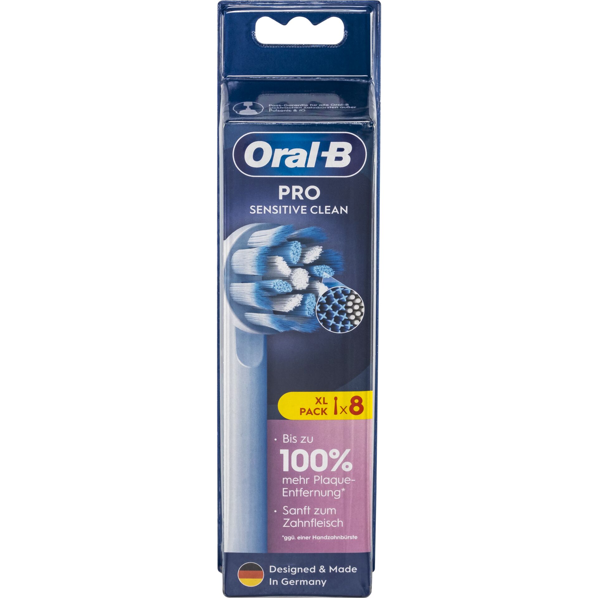Oral-B Aufsteckbürsten Pro Sensitive Clean 8er 807809_09 Oral-B Aufsteckbürsten Pro Sensitive Clean 8er 807809_09