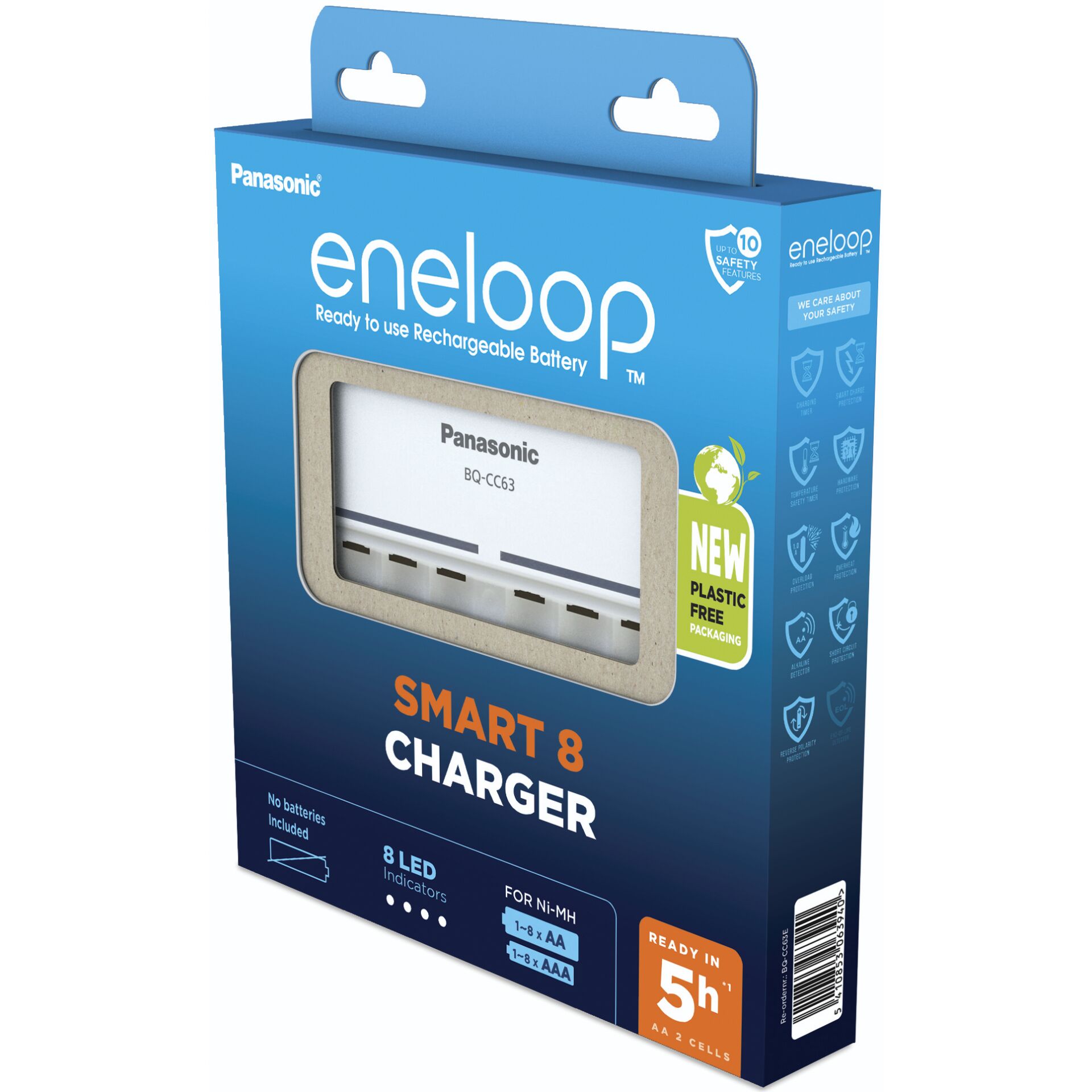 Pansonic Eneloop Smart 8 Charger BQ-CC63 ohne Akkus