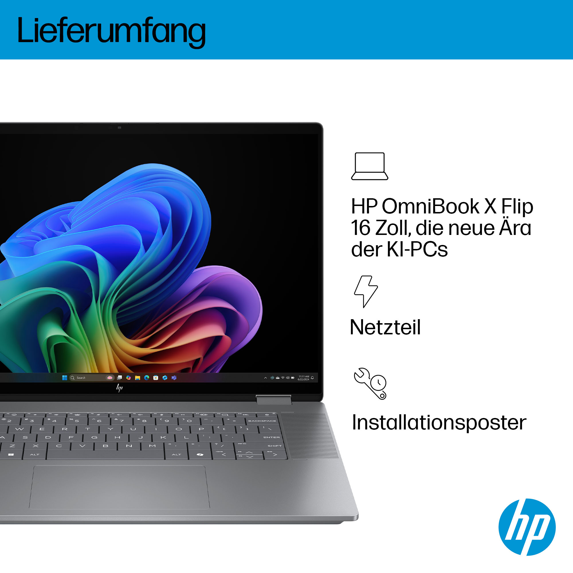 HP OmniBook X Flip 16-ar0655ng 40,6cm (16 ) AI5 16GB 512GB SSD 43b0d6ff1a9fd887ca688396c0def090f14b7056