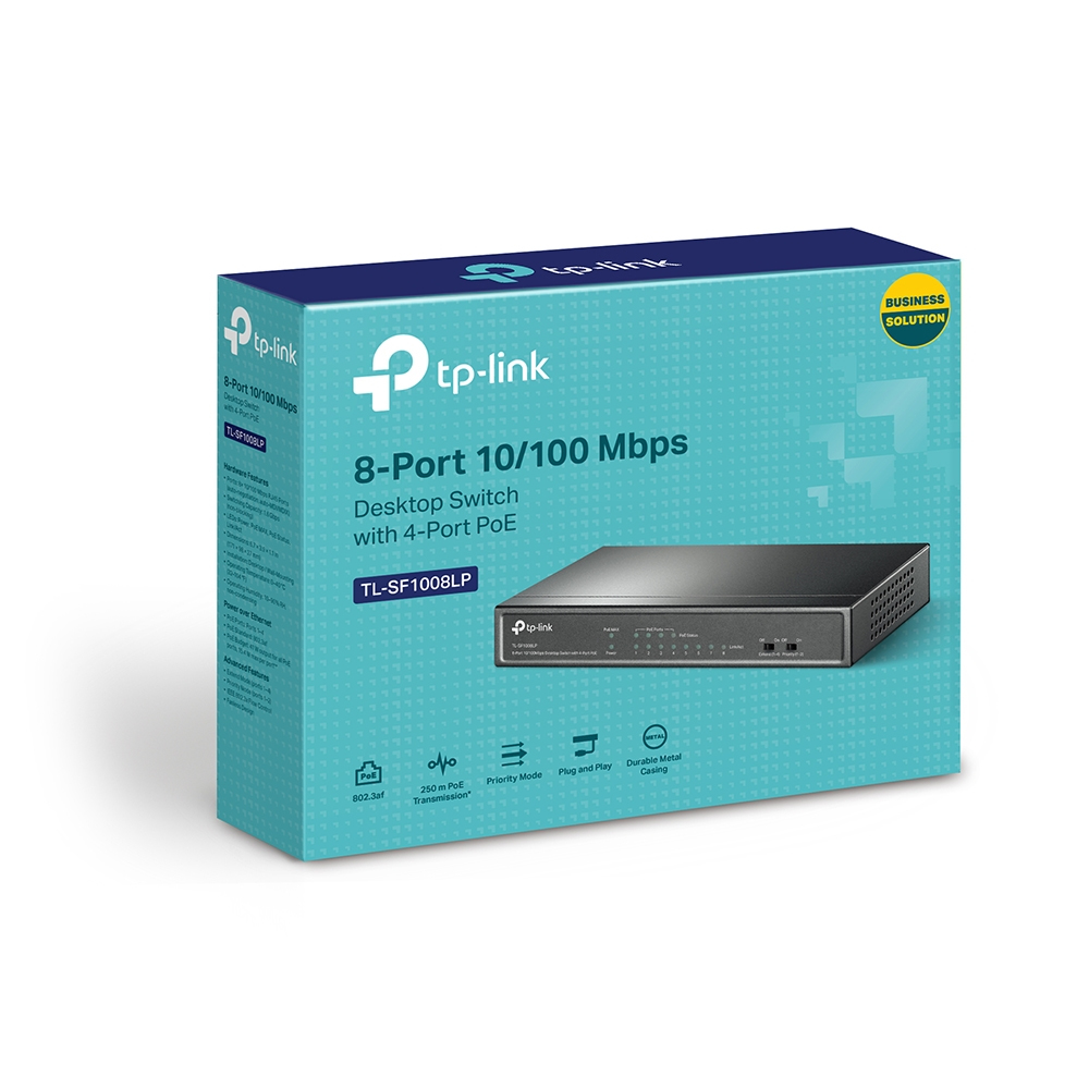 TP-Link TL-SF1008LP 8-Port 10/100Mbps -4x PoE Switch- 80076750_5482788567