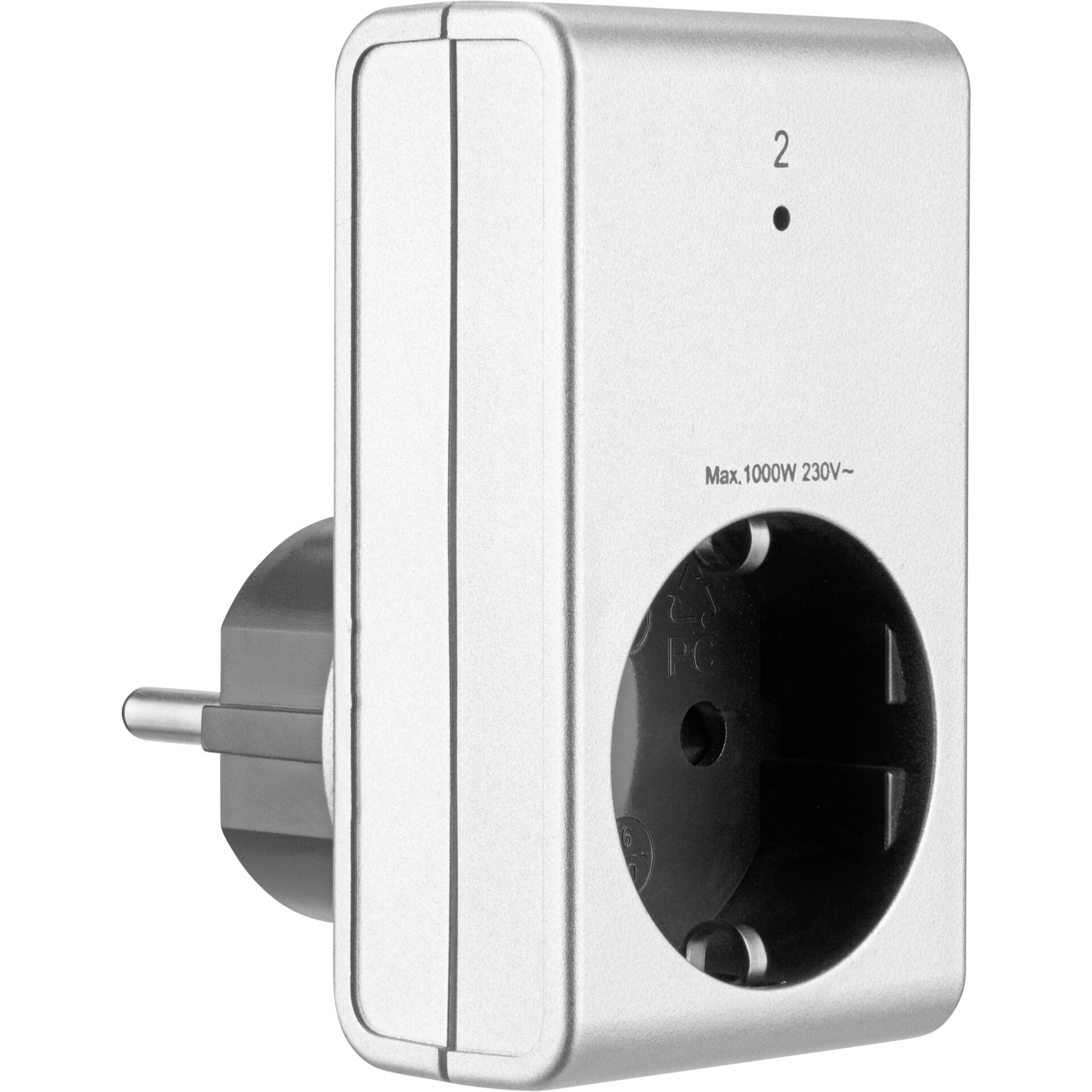 REV Funk-Steckdosen-Set silber 3+1 2300W             0085010703 657622_02