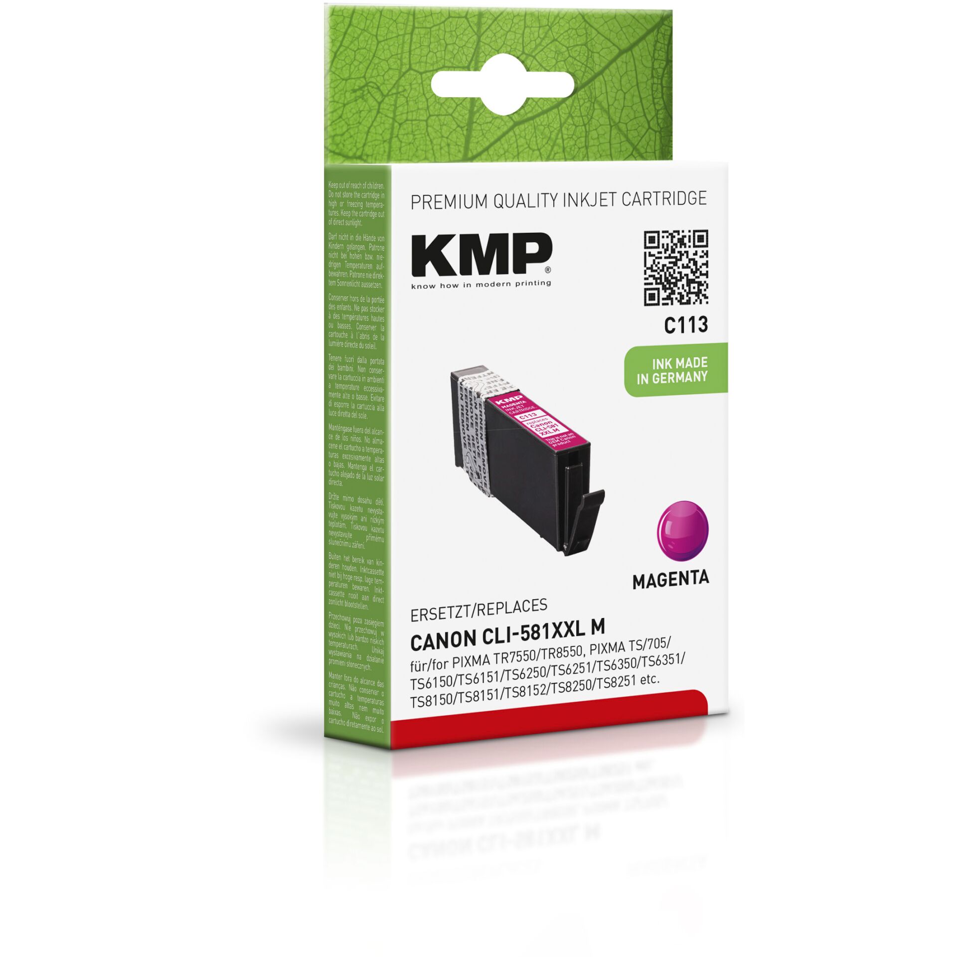 KMP C113 Tintenpatrone magenta kompatibel mit Canon CLI-581XXL 434905_01