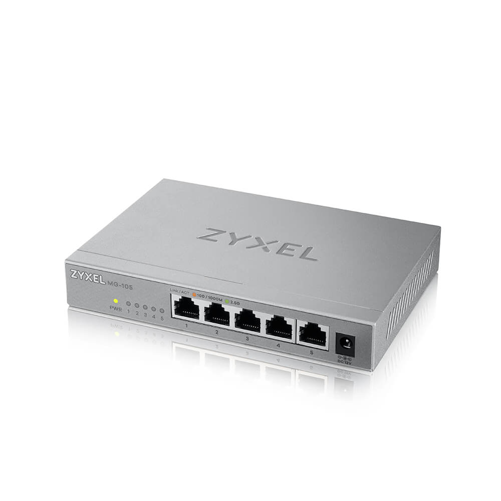 Zyxel MG-105 5 Port 2,5G MultiGig Switch unmanaged 92840870_5921038322