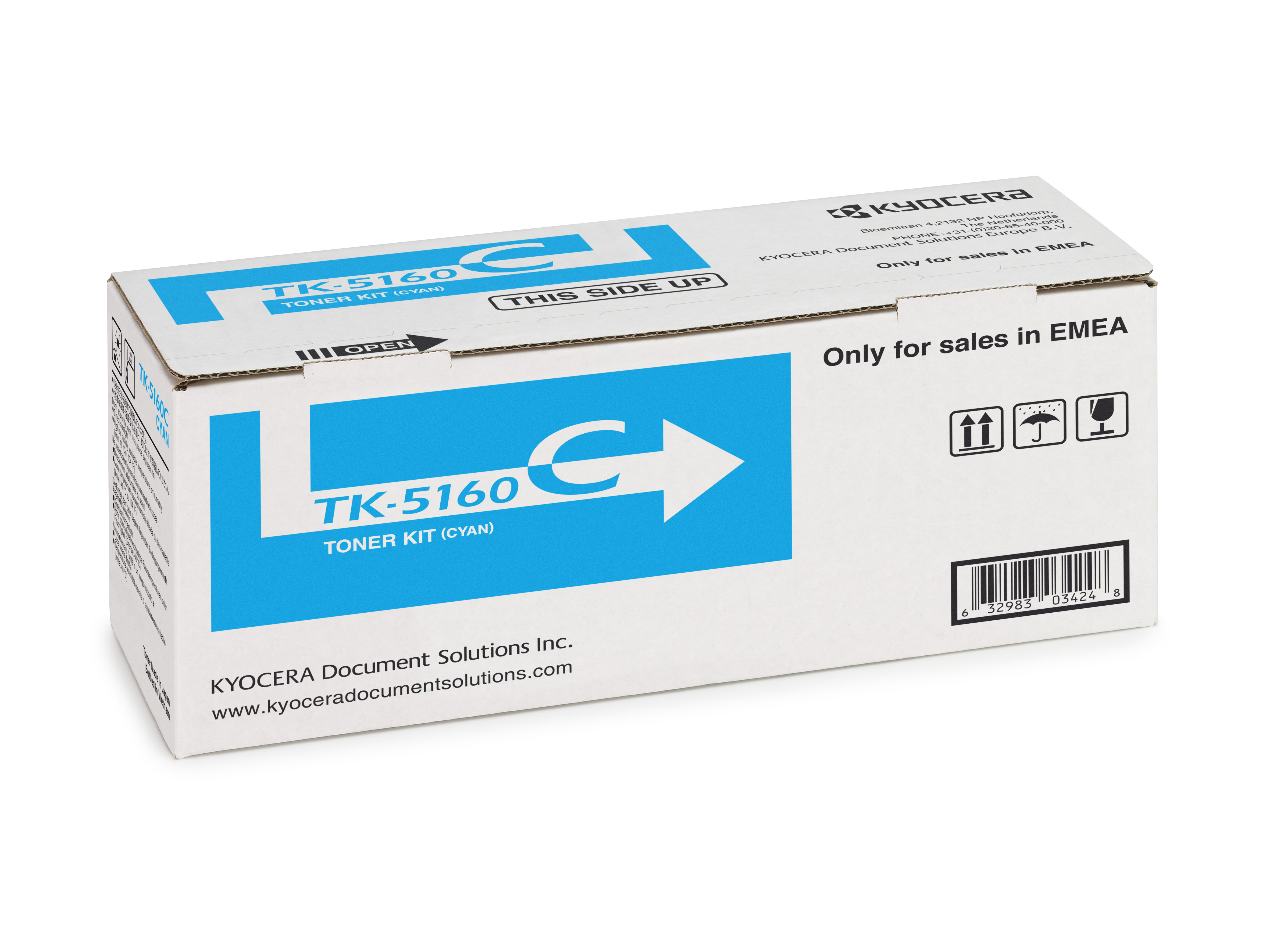 Kyocera Toner Kit TK-5160C Cyan (ca. 12.000 Seiten) 27218418_4182