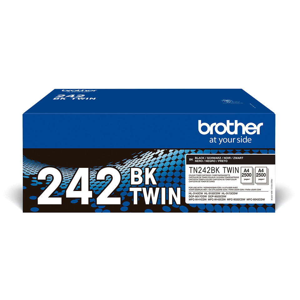 Brother Toner Doppelpack TN-242BKTWIN -ca. 2x 2500 Seiten-