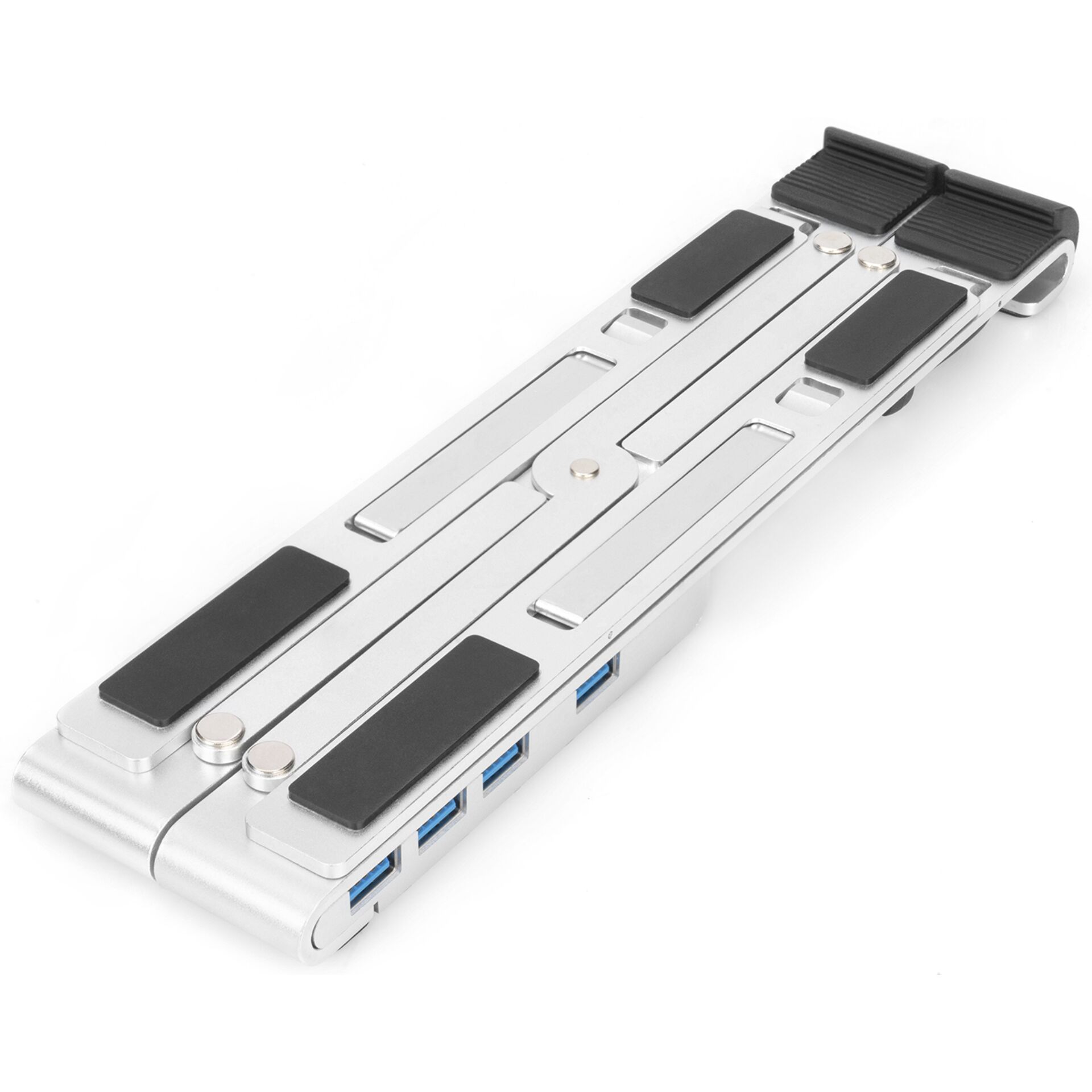 DIGITUS Var. Notebook-Ständer mit integr. USB-C Hub 5-Port