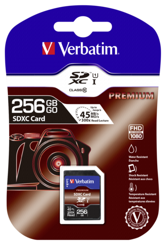 Verbatim SDXC Karte        256GB