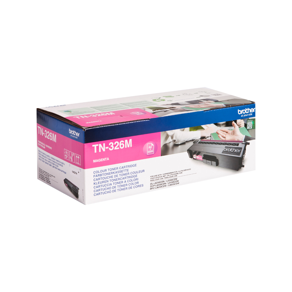 Brother TN-326M Lasertoner 3500Seiten Magenta Lasertoner / Patrone