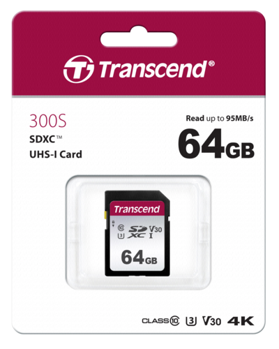 Transcend SDXC 300S         64GB