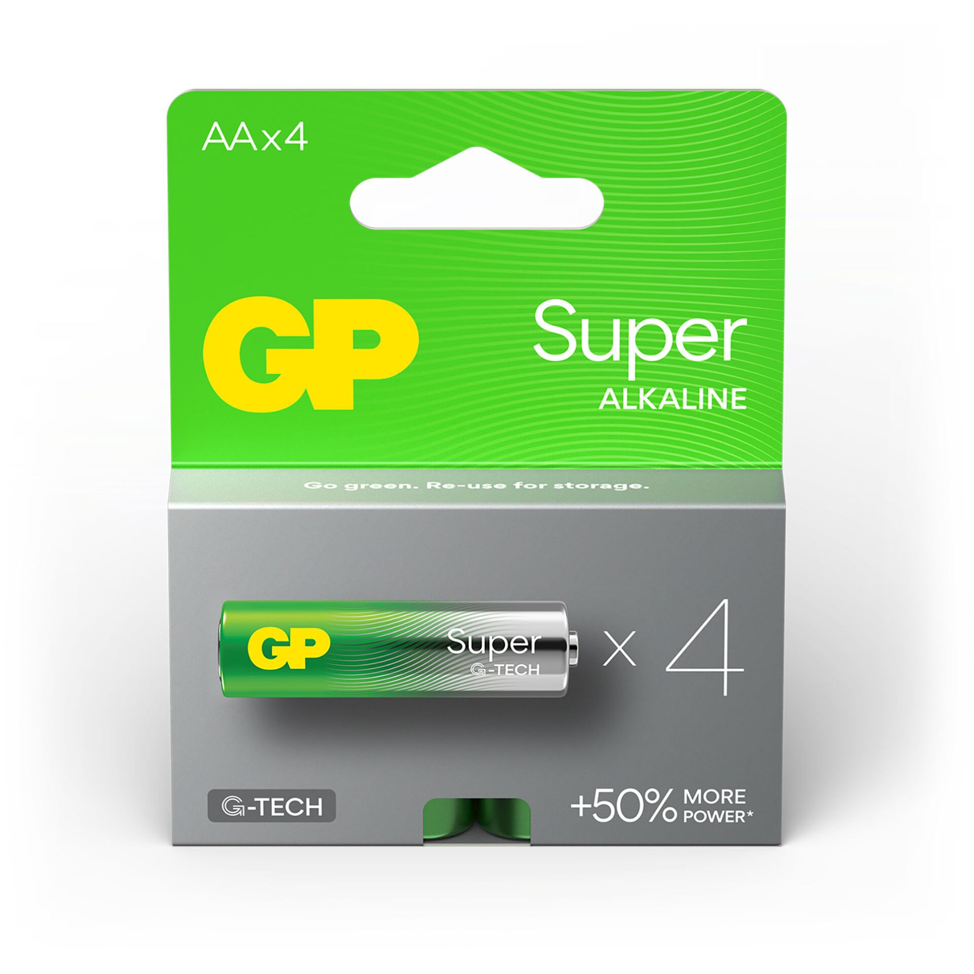 1x4 GP Super Alkaline 1,5V AA Mignon LR06 Rel. 03015AETA-B4 824595_02