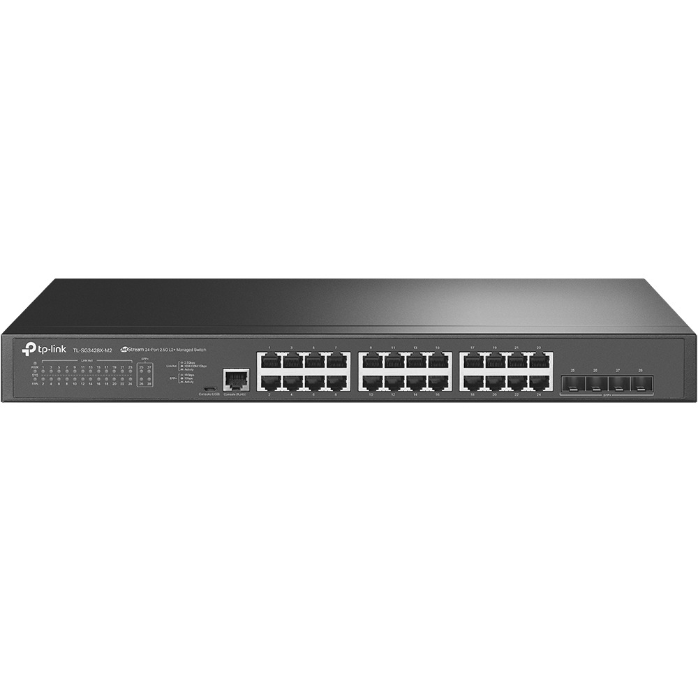 TP-Link TL-SG3428X-M2 24-Port 2.5G L2+ Mgd Switch 4x 10G SFP+