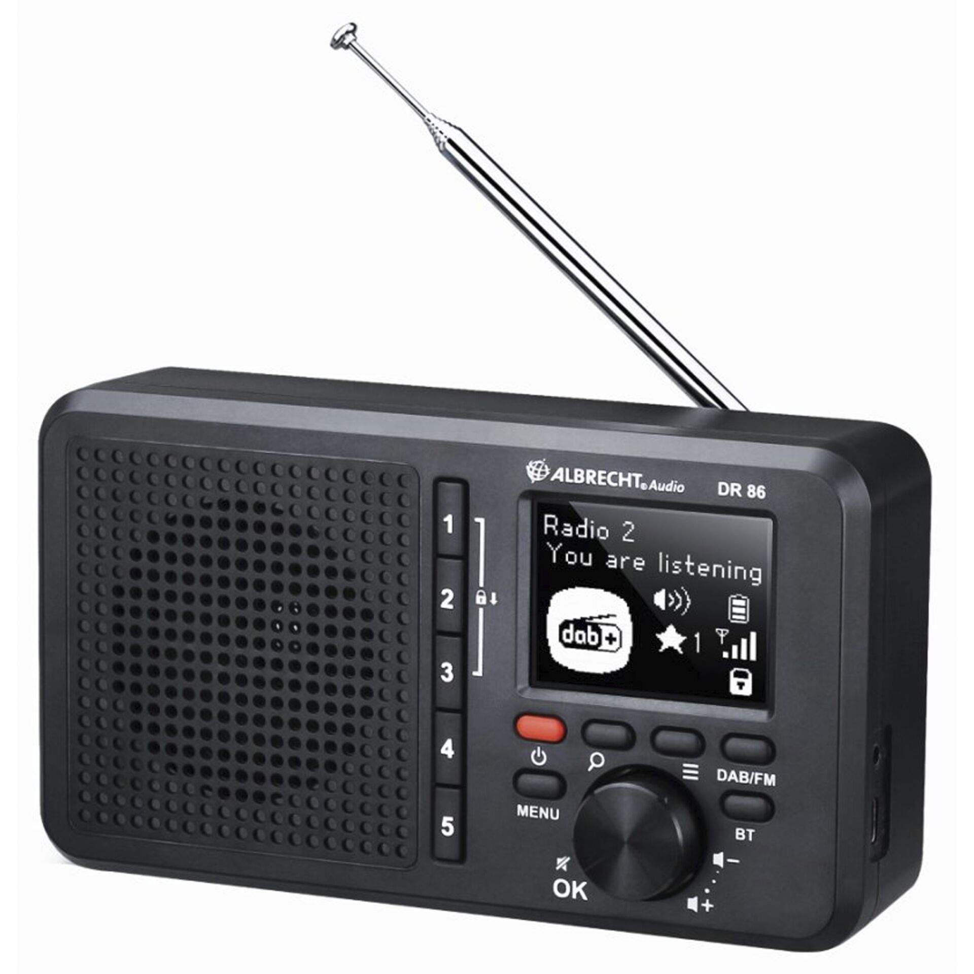 Albrecht DR 86 tragbares Digitalradio 826478_01