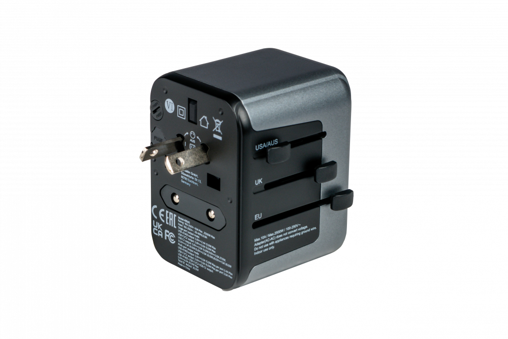 Verbatim Uni.Travel Adapt.UTA-03 USB-C 30W 2xUSB-C 2xUSB-A  49545 – Ansicht 1