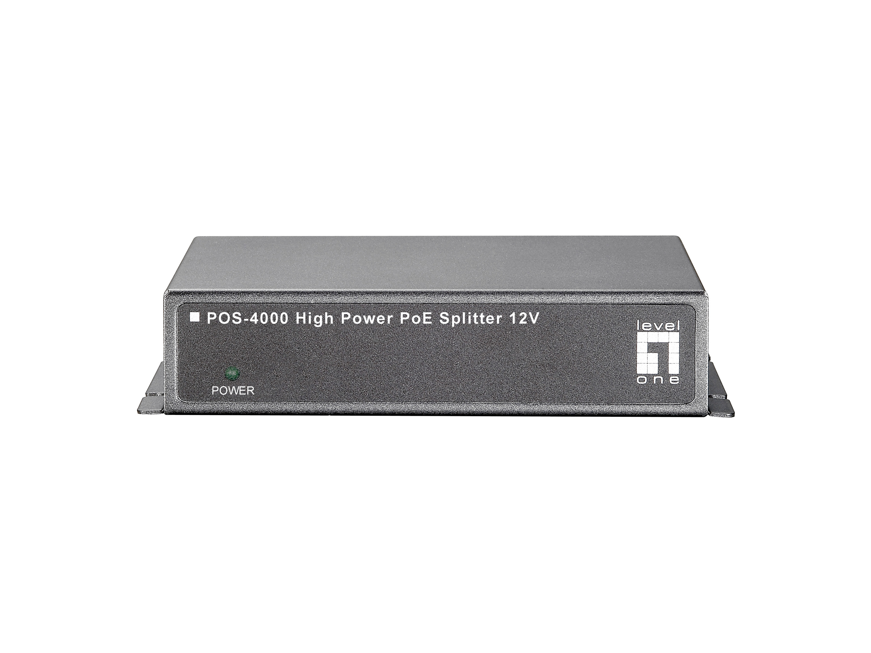 LevelOne POS-4000 Netzwerksplitter Grau Power over Ethernet (PoE)
