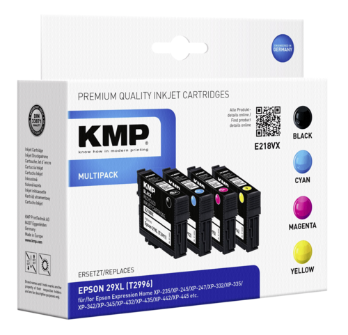 KMP E218VX Multipack BK/C/M/Y