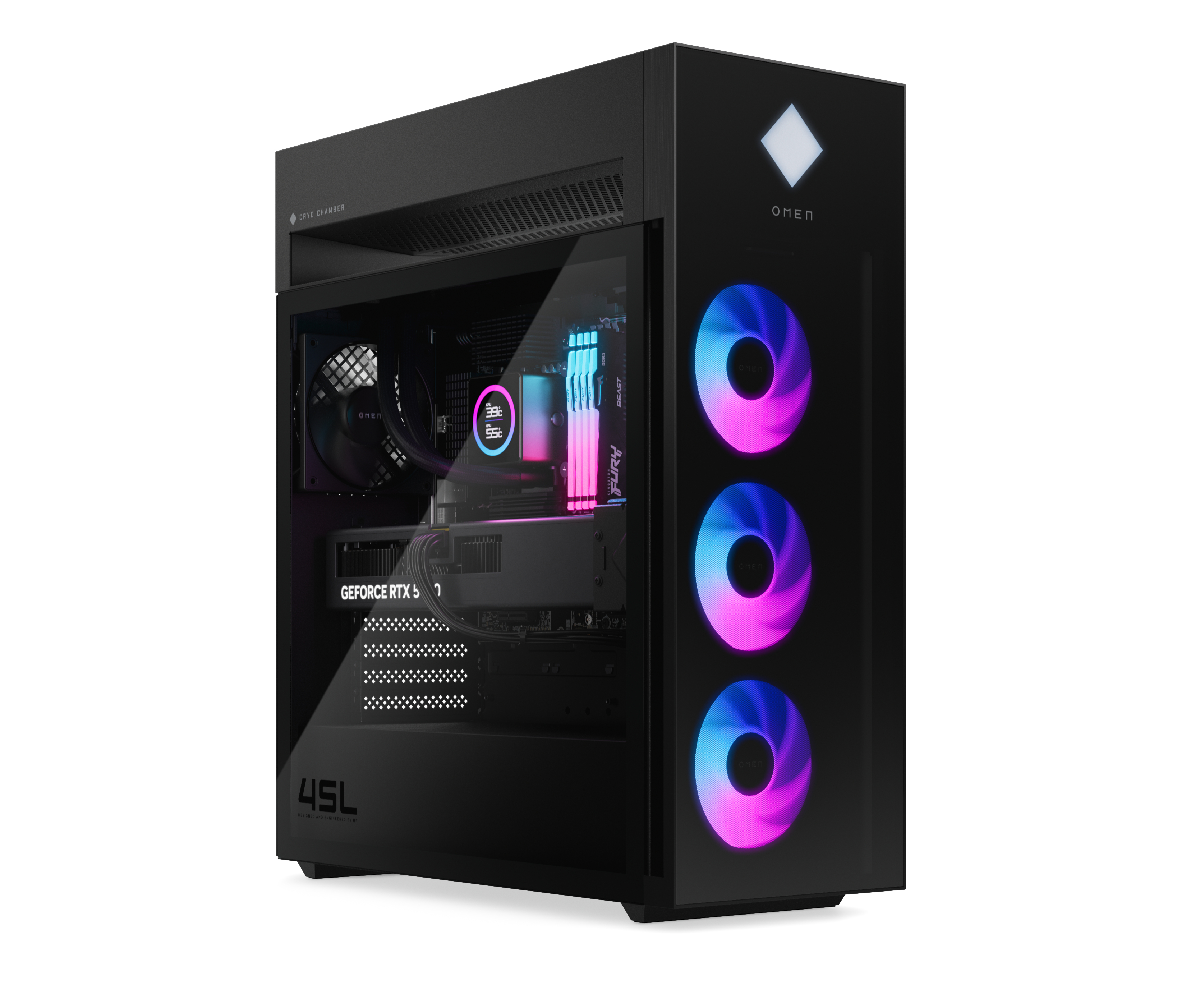 HP OMEN GT22-3795ng CU9 64GB 2TB SSD RTX5080 Win 11 – Ansicht 2
