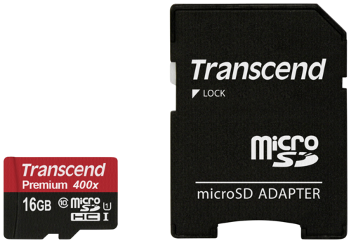 Transcend microSDHC         16GB