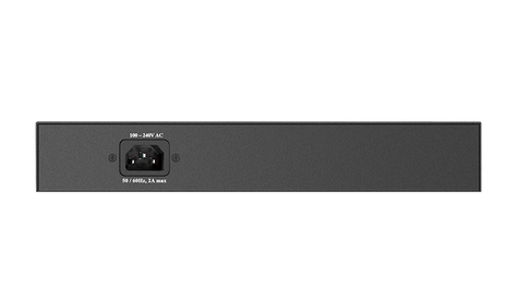 D-Link DGS-1008MP Unmanaged network switch Gigabit Ethernet (10/100/1000) Energie Über Ethernet (PoE) Unterstützung 1U Schwarz Netzwerk-Switch