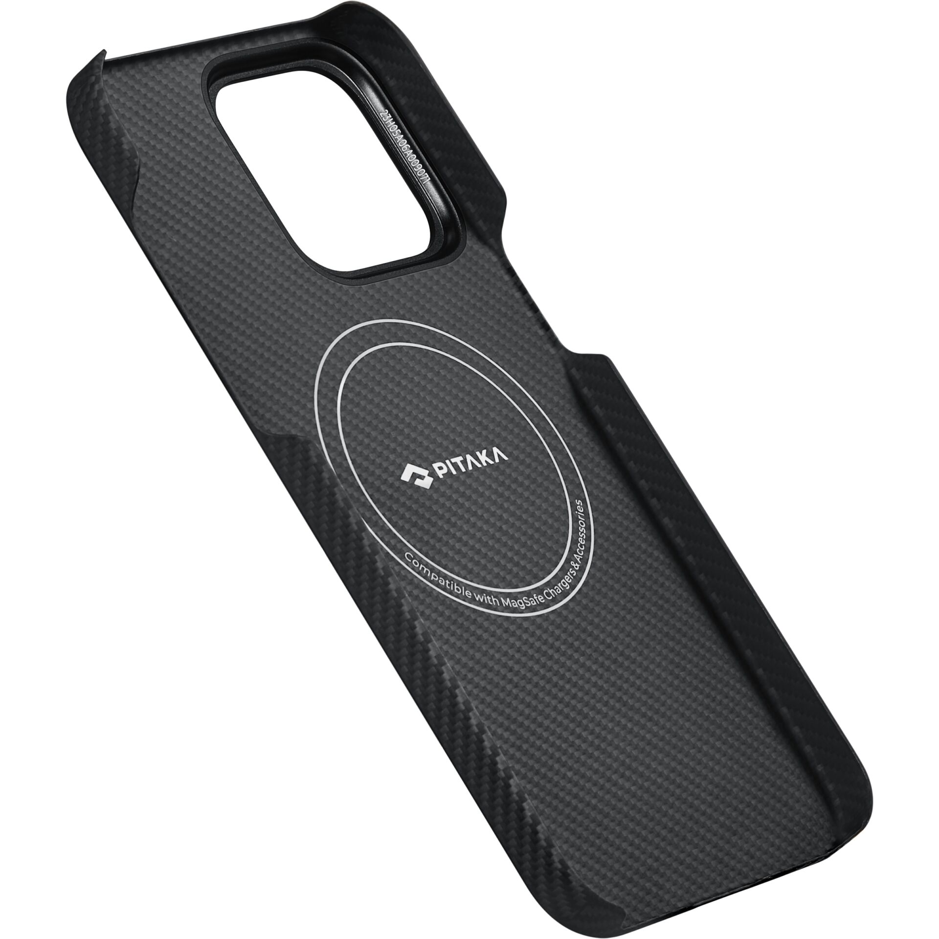 Pitaka MagEZ Case for iPhone 15 Pro Max (Black/Grey Twill) 600D 821207_02