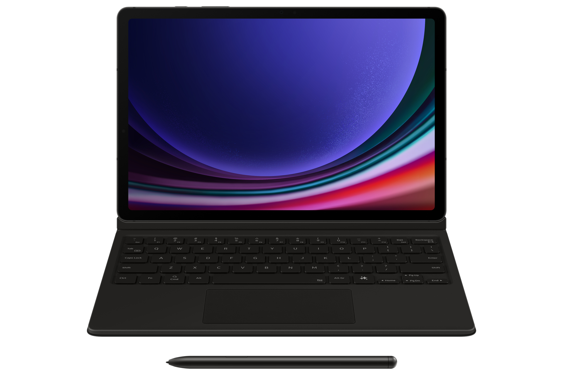 Samsung Book Cover Keyboard für Galaxy Tab S9/9 FE/S10 Black 65093a16ee8ba79befc24dfd93467deb01c9b1f9