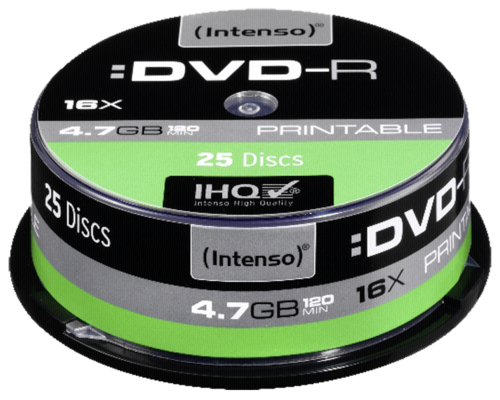 1x25 Intenso DVD-R 4,7GB