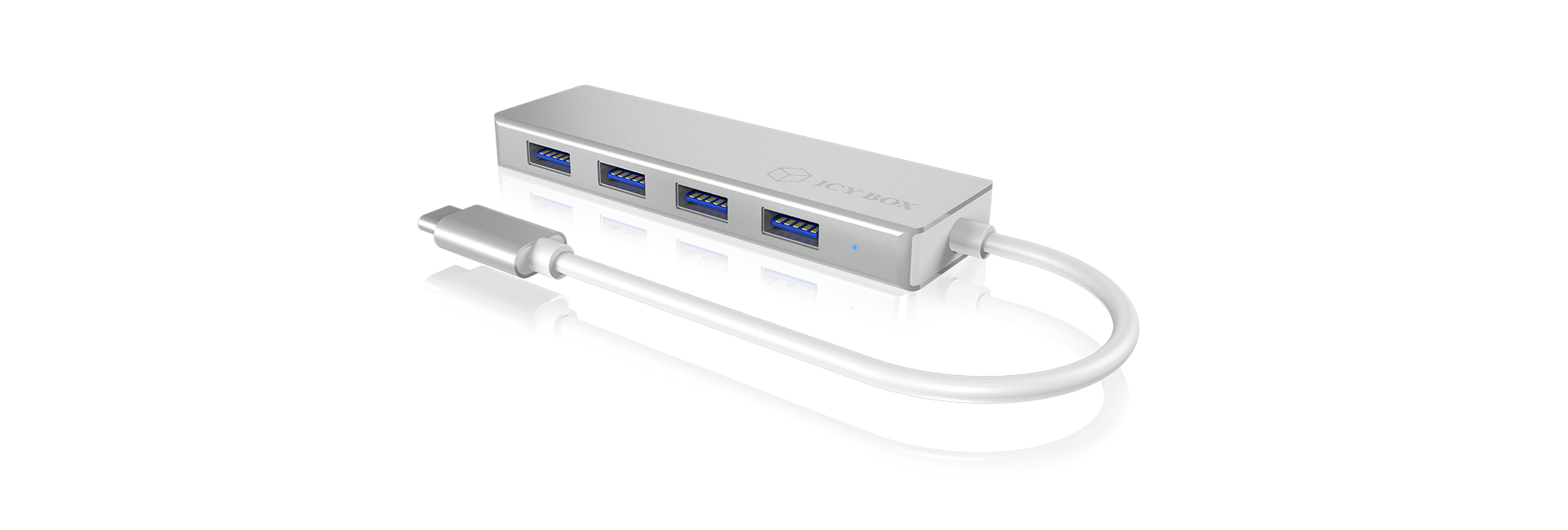 Raidsonic IB-HUB1425-C3 4 Port USB 3.0 Type-C – Ansicht 5