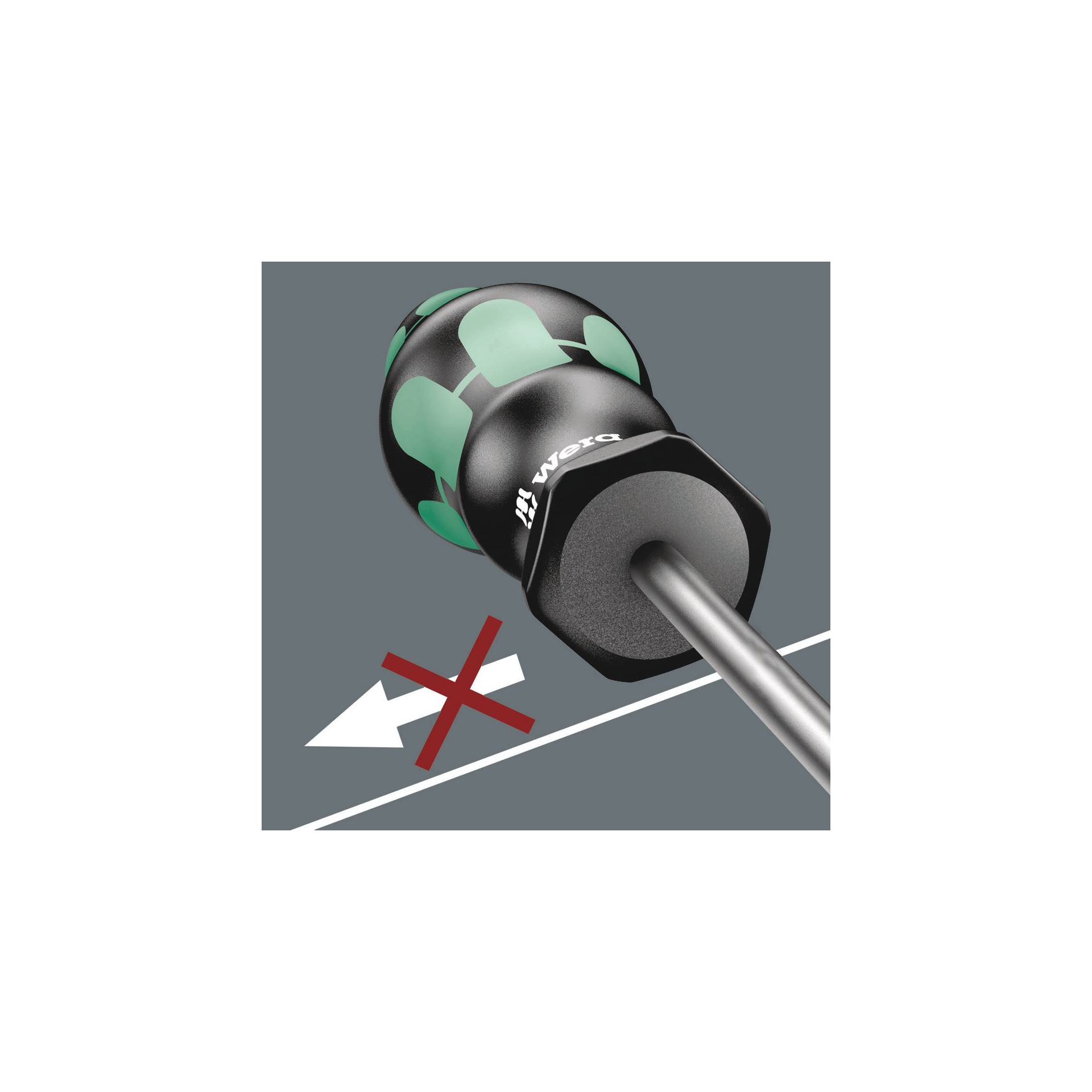 Wera 367/4TORX HF Schraubendr.- set,KraftformPlus, Haltef.,300mm