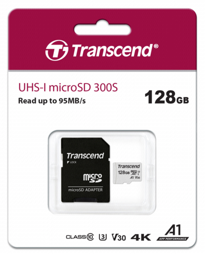 "Transcend microSDXC 300S-A 128GB"