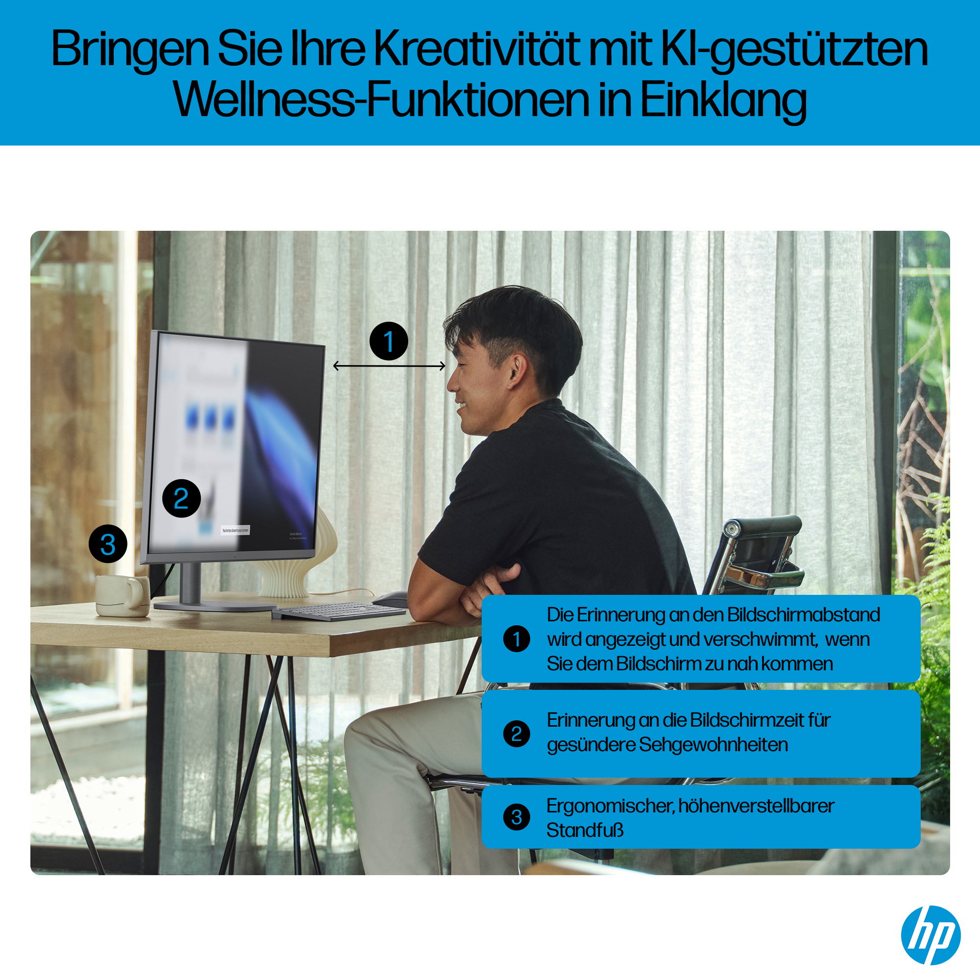 HP OmniStudio X32-c0670ng 80,01cm (31,5 ) Ultra 7 32GB 1TB – Ansicht 7