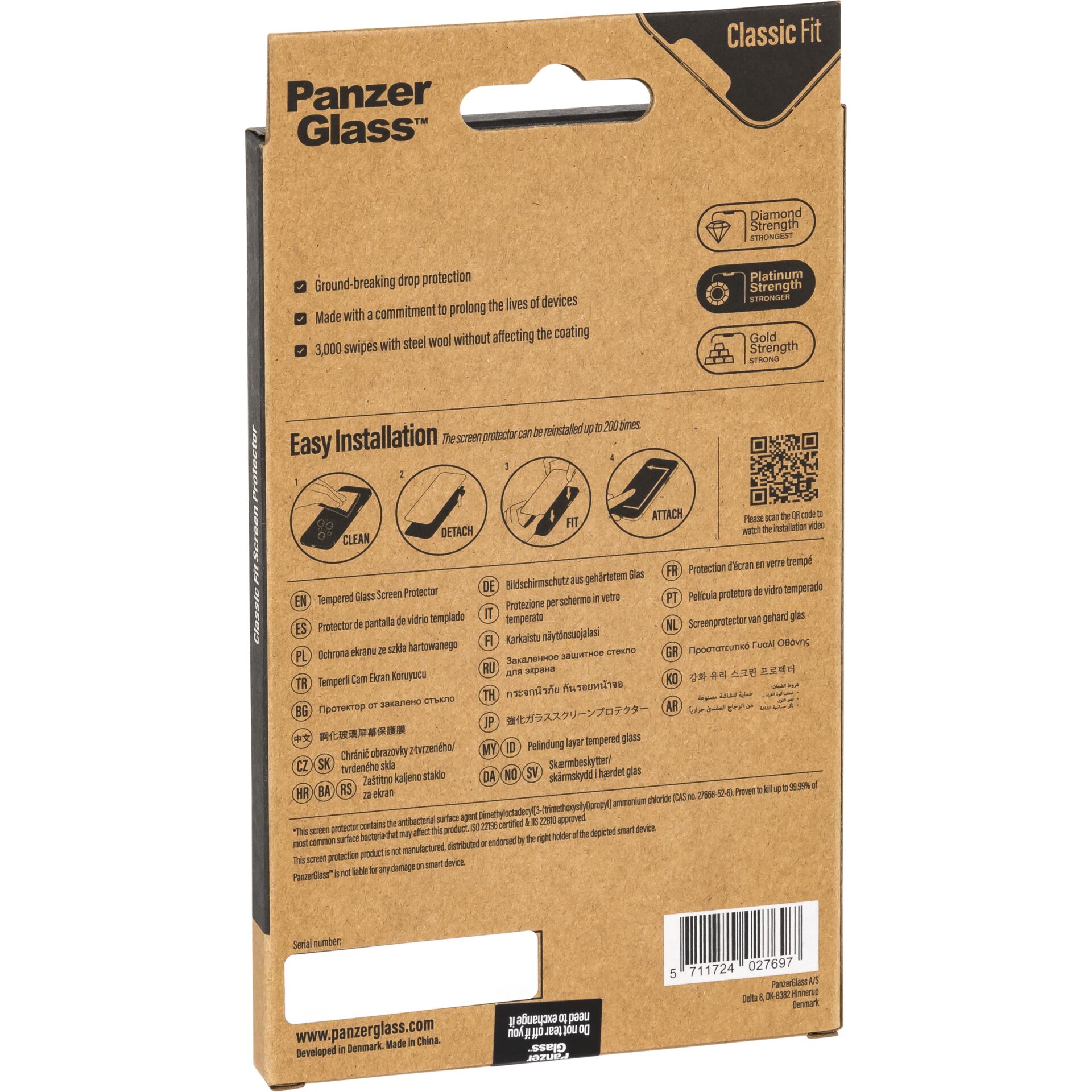 PanzerGlass Screen Protector Classic Fit iP 6,7 Inch 2022 749009_01