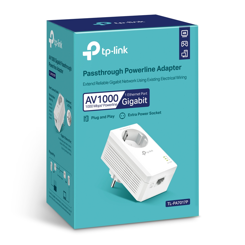 TP-Link TL-PA7017P AV1000 Powerline 89208701_8008090376