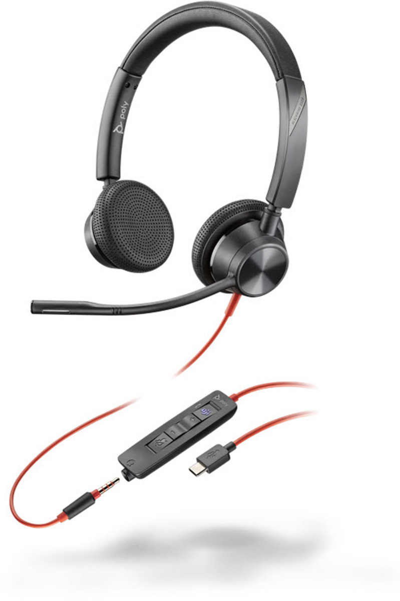 Plantronics Headset Blackwire C3325-M binaural USB-C