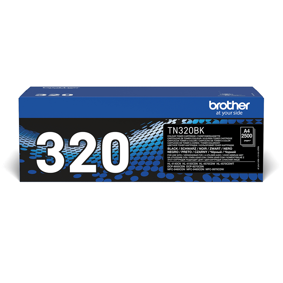 Brother Toner TN-320BK Schwarz (ca. 2500 Seiten) – Ansicht 1