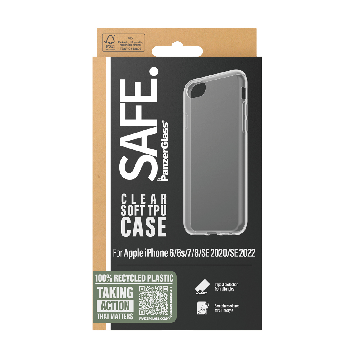 SAFE. by PanzerGlass TPU Case Apple iPhone 7, 8, SE2020,SE2022 e4475abee563f8d134ad0a5ff37c4de6bdf2008f