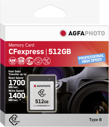 555144_00 AgfaPhoto CFexpress        512GB Professional High Speed