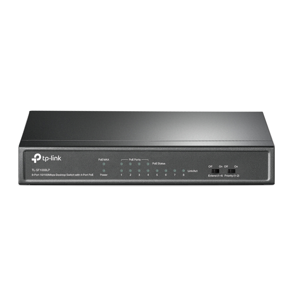 TP-Link TL-SF1008LP 8-Port 10/100Mbps -4x PoE Switch- 80076750_0134330678