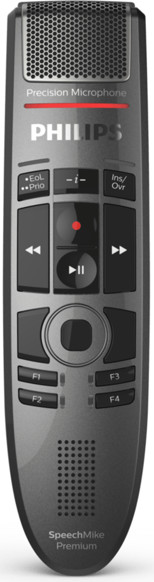 Philips SpeechMikePremium SMP3800 -Touch-Drucktasten Barcode-