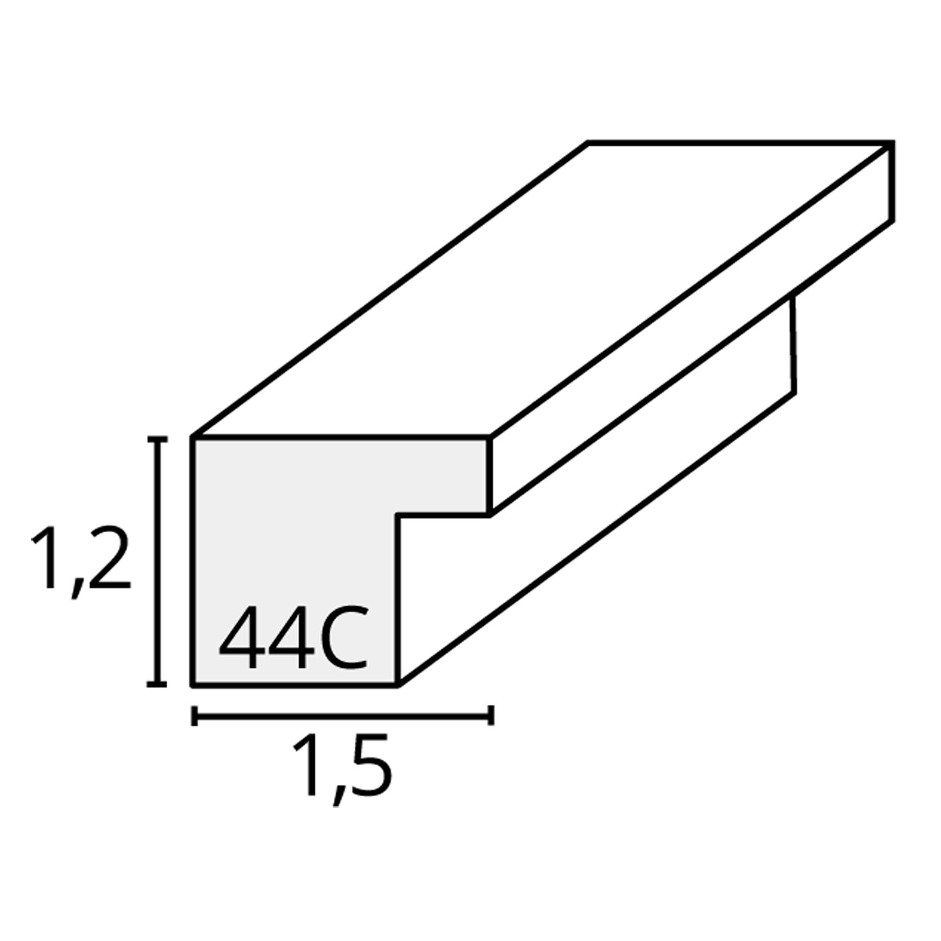 Deknudt S44CD1             15x20 Holz silber 249538_01