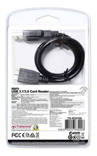 "Transcend Card Reader RDF9K2"